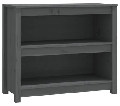 Immagine prodotto di Libreria grigia in legno massello di pino