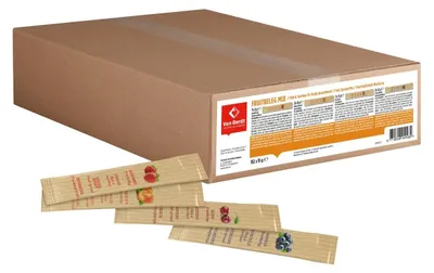 Produktbild von Van Oordt Fruitbeleg Mix 152x15g – 2.28kg Fruchtaufstrich Auswahl, Frühstück & Snacks