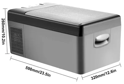 Obrázok produktu pre Prenosná chladiaca zásuvka do auta, 12V/24V, s kompresorom a LCD displejom