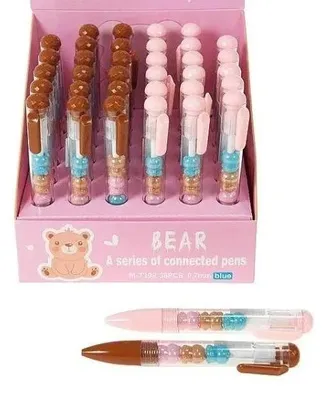 Obrázok produktu pre Guľôčkové pero s medvedíkmi (36ks)