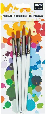 Obrázek produktu pro Schul-/Hobby Pinselset rund  flach
