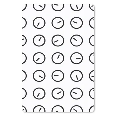 Produktbild von MuchoWow® Mauspad Mousepad Uhr - Muster - Minimalismus 18x27 cm - Mousepads - Maus Mat - Pad - Mausunterlage
