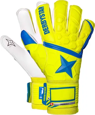 Produktbild von DERBYSTAR Primus I Torwarthandschuhe gelb/blau 10.5