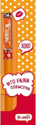 Obrázek produktu pro Kuličkové pero Pop Art – Patrycja – Be-Happy Gifts