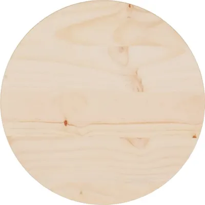 Produktbild von Möbel Tischplatte Ø30x2,5 cm Massivholz Kiefer - Tischplatten 813644