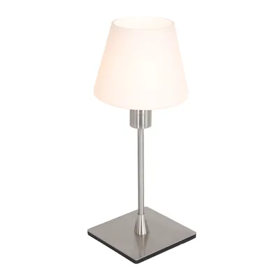 Immagine prodotto di Lampada da tavolo - acciaio - Ancilla - vetro metallo - Ø 14cm - E14 - 3100ST - Steinhauer