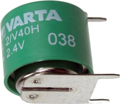 Produktbild von Varta 2/V40H NiMH Akku aufladbare NiMH Knopfzelle mit 3er Print Kontakten