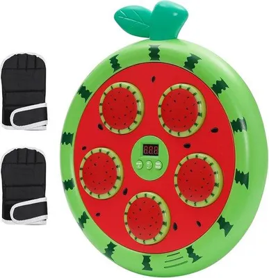 Imagen del producto de Máquina de boxeo para niños, con guantes de boxeo, 3 modos de velocidad, ideal para toda la familia