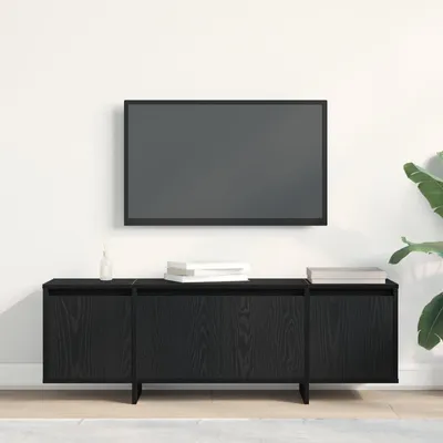 Produktbild von TV-Schränk Schwarz Eichen-Optik 120 x 30 x 40,5 cm
