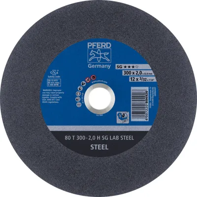 Produktbild von PFERD TOOLS Labortrennscheibe T 300x2x32 mm Leistungslinie SG LAB STEEL für Stahl