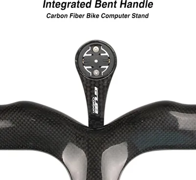 Image de Support pour ordinateur de vélo Poignée en fibre de carbone pour ordinateur de vélo GARMIN Cat Eye Bryton Series Extend Bracket