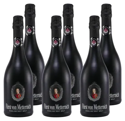 Produktbild von Fürst von Metternich Riesling Sekt -trocken- (6 x 0,75L)