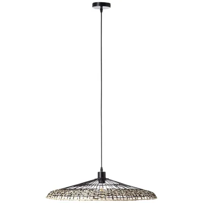 Zdjęcie produktu dla Lampa wisząca Fixi, 1-punktowa, czarna/naturalna