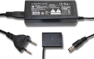Produktbild von vhbw Netzteil kompatibel mit Olympus mju 1050, 7000, 7010, 7020, 1060, 1200, 5000, 5010, 1040, 1050sw, 700 Kamera + DC Kuppler (Ersatz für CP45), 2m