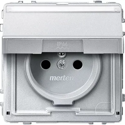 Produktbild von Merten Steckdose alu MEG2612-7260