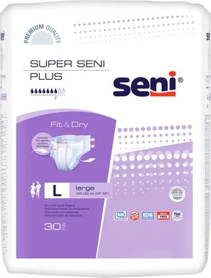 Image de Seni Super Plus Large - 1 paquet de 30 protections