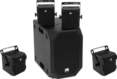 Produktbild von OMNITRONIC Set BOB-10A sw + 4x BOB-4 sw