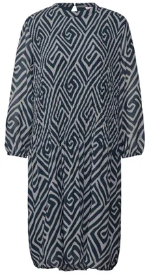 Produktbild von Plissee Tunic AOP 23825 cool vintage green Größe 34