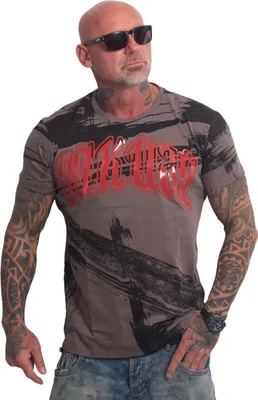 Produktbild von Yakuza Herren Care Allover Regular T-Shirt, Dark Gull Gray, S