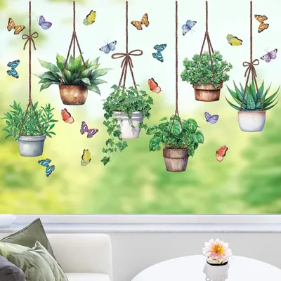 Image de Solidchoice - Décorations pour fenêtres : pots de fleurs