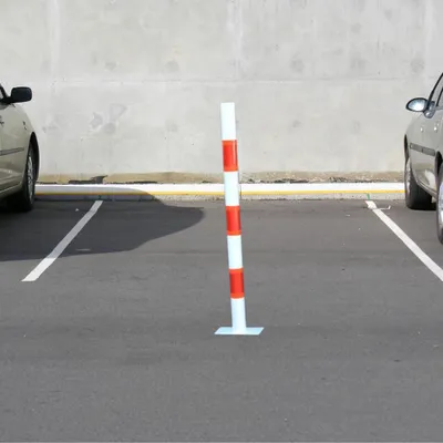 Produktbild von Anwicar - Absperrpfosten - Parkplatzsperre - Poller Für Parkplatz - Parkplatz Absperrung - Parksperre - Parking Barrier - 100 cm