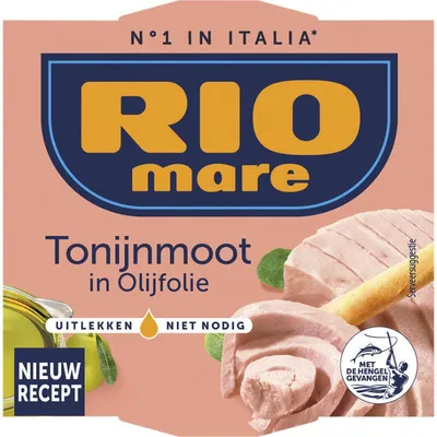 Produktbild von Rio Mare Thunfischfilet in Olivenöl, 120 g – Hochwertiger Thunfisch