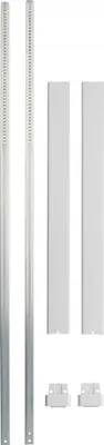 Image de Kit tringle plate rallonge pour Horga THIRARD - Blanc - H.3m - 00032321