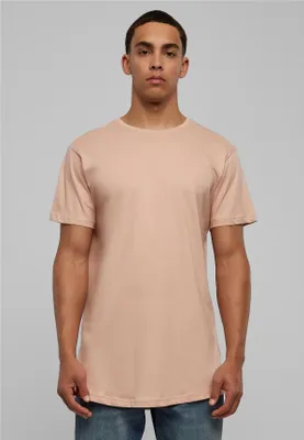 Produktbild von Urban Classics TB638 | Shaped Long Tee Herren T-Shirt - Farbe: light rose - Größe: S