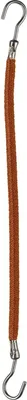 Produktbild von Comair Haarbinder glatt Gummi 10cm 12St Karte braun Elastic hook band