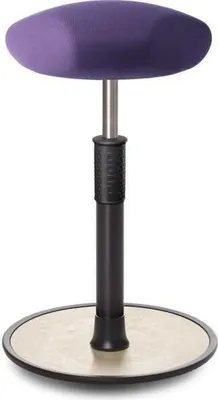 Produktbild von Sitz- Stehhocker Free Tall Triangel Gestrick Lila schwarz /cremeweiß.