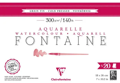 Image de FontaineRhodia 20Bl gel 300g 18x26