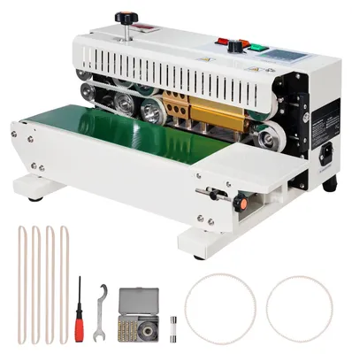 Immagine prodotto di Sigillatrice a nastro - Macchina sigillatrice continua - Sigillatrice a sacchetto - Apparecchio sigillante continuo - Macchina di chiusura automatica