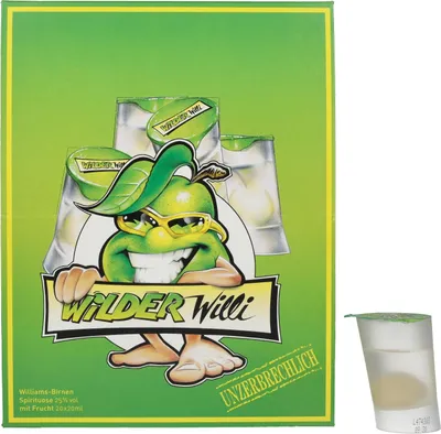 Produktbild von WILDER Willi 25% Vol. 20x0,02l PET