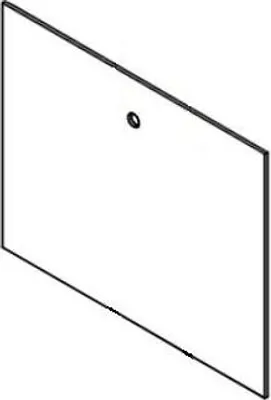 Produktbild von KERAMIKGLAS 4x360x291mm ORIGINAL Klover ALT110 BACKOFEN für Altea Thermokocher