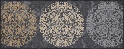 Produktbild von Salonloewe FLIESENKREISE Fußmatte Wohnmatte 75 x 190 cm