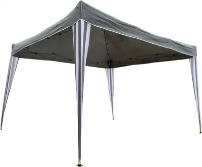 Produktbild von 4iQ Faltpavillon Gartenzelt 3x3m Grau Pavillon