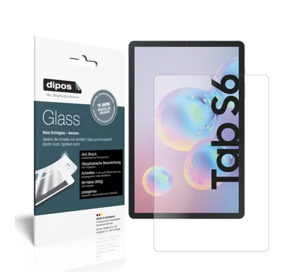 Produktbild von 2x Schutzfolie für Samsung Galaxy Tab S6 matt - Anti-Shock 9H Folie dipos Glass Kunststoffglas