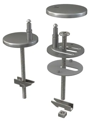 Produktbild von Alcadrain Scharniere mit die Montage von oben für A64SLIM, A67SLIM