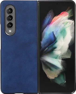 Produktbild von Mobigear Excellent Samsung Galaxy Z Fold 4 Hülle Hardcase Backcover - Blau