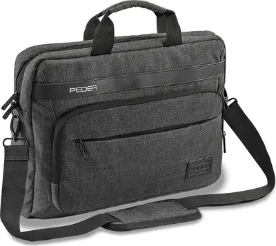Produktbild von PEDEA Laptoptasche 15,6 Zoll (39,6cm) URBAN-NICE Notebook Umhängetasche mit Tablet Fach, grau
