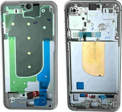 Image de Cadre central LCD Samsung Display pour Galaxy S23 FE GH82-32857B Argent - Pièce de rechange