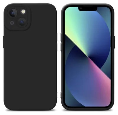Immagine prodotto di Custodia Cadorabo per Apple iPhone 14 custodia protettiva in TPU nero custodia in silicone custodia per telefono cellulare