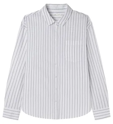 Produktbild von SPRINGFIELD Oversize-Bluse aus Popeline mit Streifen für Damen, bunt, Medium
