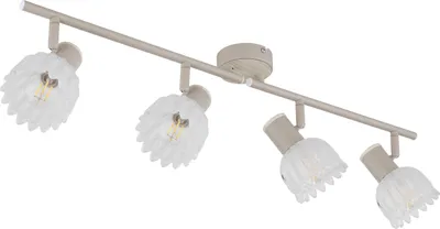 Produktbild von GLOBO 54317-4, Glas, Metall, IP20, I, E14, 40 W, 90 mm