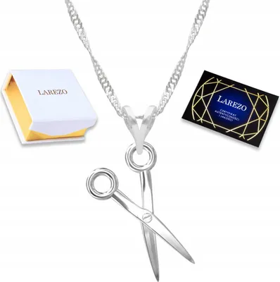 Produktbild von Silberkette Schere Friseur Friseur für Friseure SILBER 925