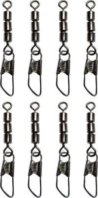 Produktbild von 8 Dreifach Wirbel Tönnchenwirbel mit Karabiner Gr. 10