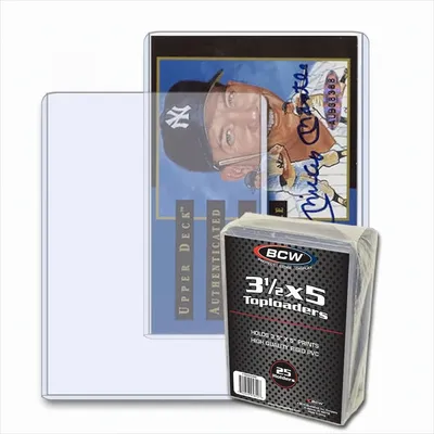 Image de BCW Topload 3,5" x 5" (25 ct.)