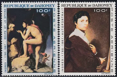Produktbild von Dahomey Nr. 307-308 ** postfrisch "Gemälde"