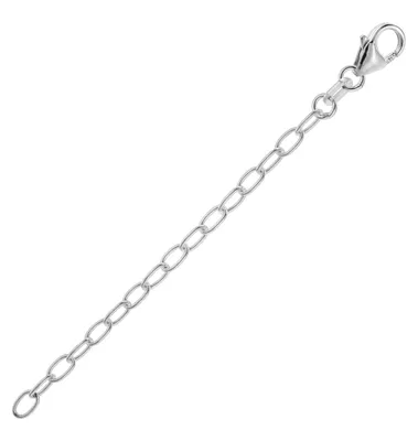 trendor 21666 Verlängerungskette 925 Silber Rhodiniert Weitanker 7 cm 1