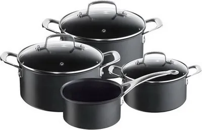Produktbild von 1x Jamie Oliver BlacK Induction Topf-Set 4 teilig Topf, Pfannenset